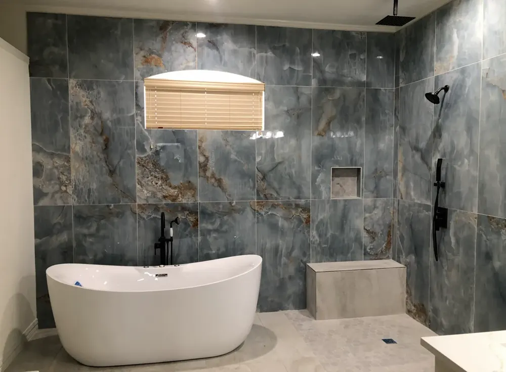 Spa-Style Wet Room Remodel completed by Hall of Fame Construction